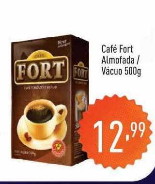 Supermercados Pague Menos Café Fort Almofada Vácuo oferta