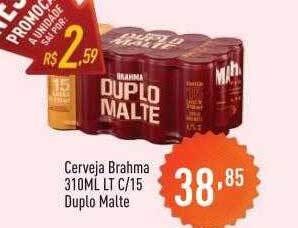 Supermercados Pague Menos Cerveja Brahma Duplo Malte oferta