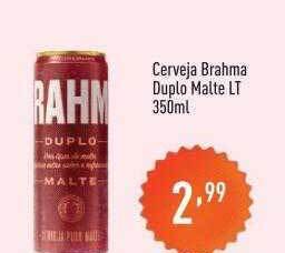 Supermercados Pague Menos Cerveja Brahma Duplo Malte oferta