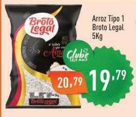 Supermercados Pague Menos Arroz Tipo 1 Broto Legal oferta