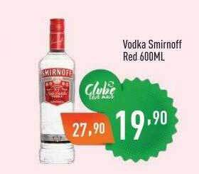 Supermercados Pague Menos Vodka Smirnoff Red oferta