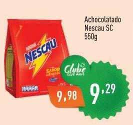 Supermercados Pague Menos Achocolatado Nescau oferta