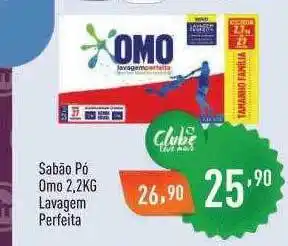 Supermercados Pague Menos Sabão Pó Omo Lavagem Perfeita oferta