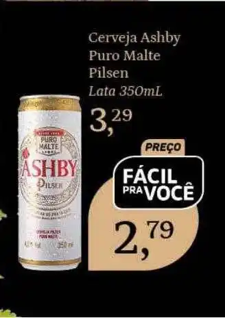 Supermercados São Vicente Cerveja Ashby Puro Malte Pilsen Lata oferta