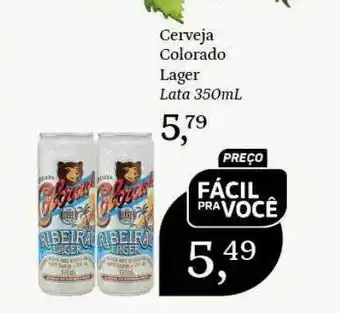 Supermercados São Vicente Cerveja Colorado Lager Lata oferta