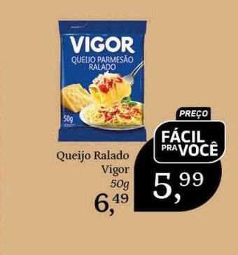 Supermercados São Vicente Queijo Ralado Vigor oferta