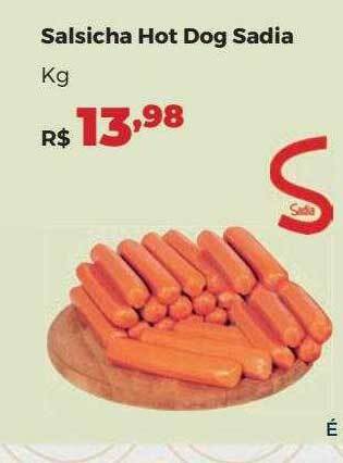 Villarreal Supermercados Salsicha Hot Dog Sadia Kg oferta