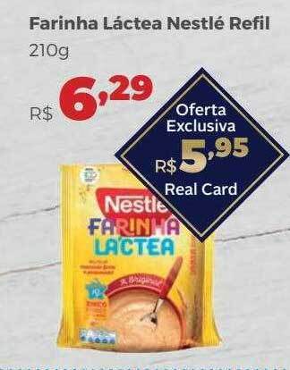 Villarreal Supermercados Farinha Láctea Nestlé Refil oferta