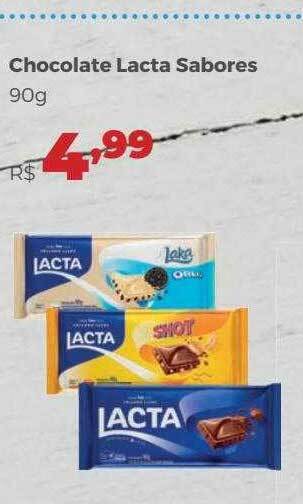 Villarreal Supermercados Chocolate Lacta Sabores oferta