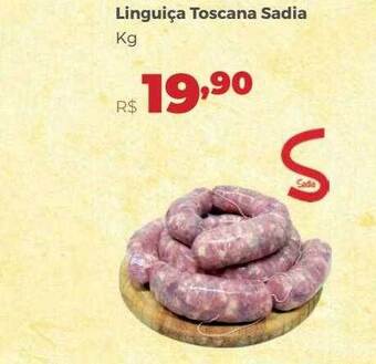 Villarreal Supermercados Linguiça Toscana Sadia Kg oferta