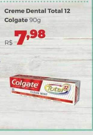 Villarreal Supermercados Creme Dental Total 12 Colgate oferta