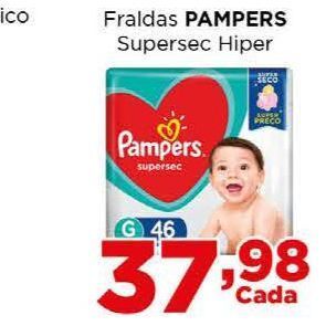 Supermercados Mundial Fraldas PAMPERS oferta