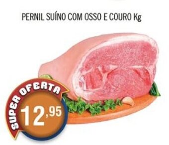 pernil Suino com osso e couro 1kg