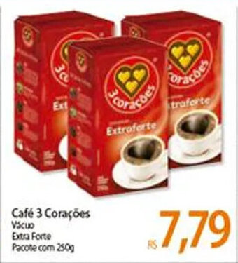 Atacadão Cafe 3 Coracoes 250g oferta