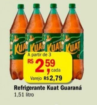 Ultrabox Refrigerante Kuat Guarana 1.51L oferta