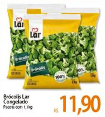 Atacadão Brocolis Lar Congelado 1.1kg oferta