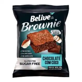 Rede Compras Brownie belive 40g zero choc/coco oferta