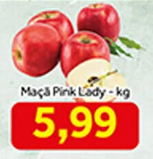 Shibata Supermercados Maca Pink lady 1kg oferta