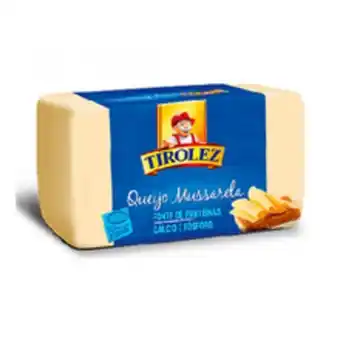 Queijo muçarela tirolez peça 200g