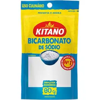 Especiarias kitano bicarbonato de sódio pacote 80g