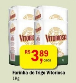 Ultrabox Farinha de Trigo Vitoriosa 1kg oferta