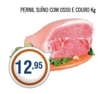 pernil Suino com osso e couro 1kg