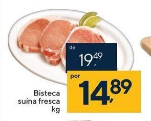 Coop Bisteca Suina Fresca 1kg oferta