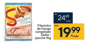 Coop Filezinho de Frango Congelado Sadia pacote 1kg oferta