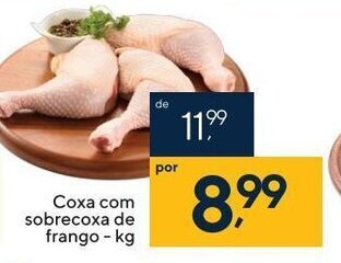 Coxa com Sobrecoxa de frango 1kg