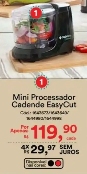 Casa e Vídeo Mini Processador Cadende EasyCut oferta