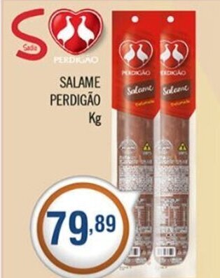 Central Supermercados Salame Perdigao 1kg oferta
