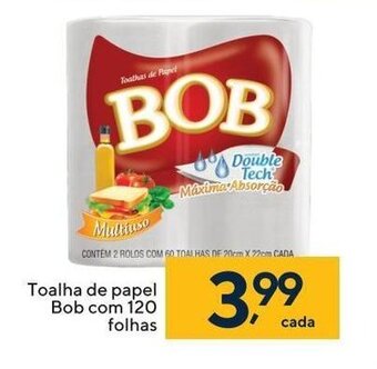 Coop Toalha de Papel Bob com 120 folhas oferta