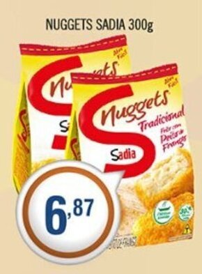 Central Supermercados Nuggets Sadia 300g oferta