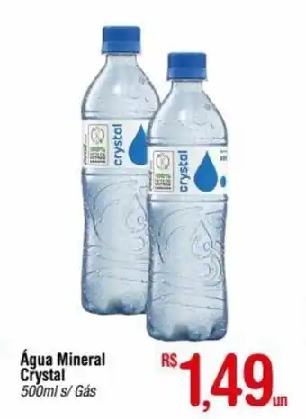 Fort Atacadista Agua Mineral Crystal 500ml s/ gas oferta