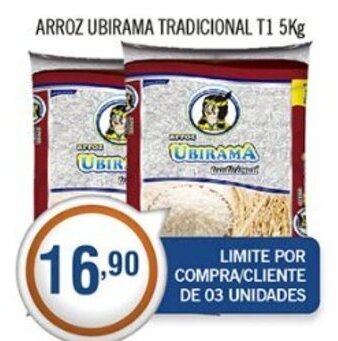 Central Supermercados Arroz Ubirama Tradicinal T1 5kg oferta