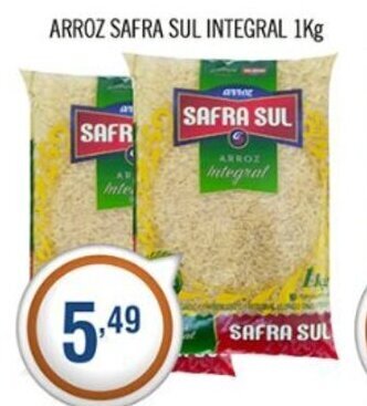 Arroz Safra Sul Integral 1kg