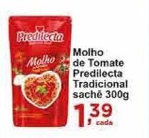 Rossi Supermercado Molho de Tomate Predilecta Trad. sache 300g oferta