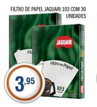 Filtro de Papel Jaguar 103 com 30 unidades