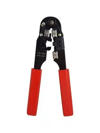 Pão de Açúcar Alicate crimpar 20,5cm preto/vermelho western oferta