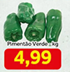 Shibata Supermercados Pimentao Verde 1kg oferta