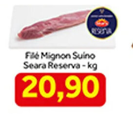 Shibata Supermercados File Mignon Suino Seara Reserva 1kg oferta