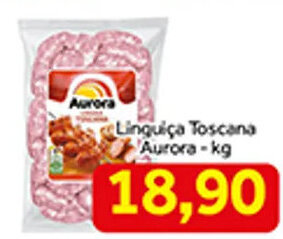 Shibata Supermercados Linguica Toscana Aurora 1kg oferta