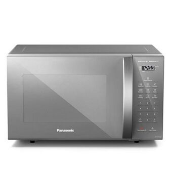 Micro-ondas de mesa panasonic com 27 litros de capacidade prata - nn-st55lmrun - 220v