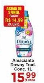 Rossi Supermercado Amaciante Downy Tradicional Conc. 1L oferta
