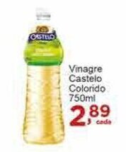 Rossi Supermercado Vinagre Castelo Colorido 750ml oferta