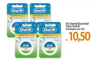 Atacadão Fio dental Essential Floss Oral B oferta