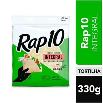 Verona Supermercados Pão de tortilha integral rap10 297g oferta