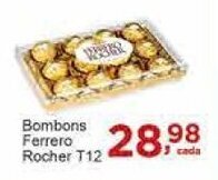 Rossi Supermercado Bombons Ferrero Rocher T12 oferta