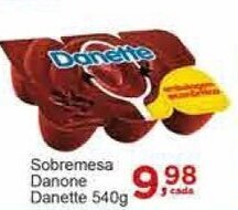 Rossi Supermercado Sobremesa Danone Danette 540g oferta
