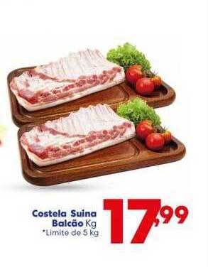 Barracão Supermercado Costela Suina Balcão Kg oferta